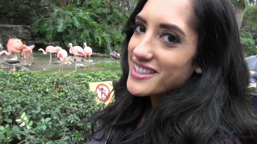 ATK Girlfriends - A Big Smile on a Date at the Zoo