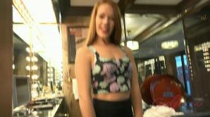 She pops a bottle of bubbly and you pop a load in her pussy xxx video