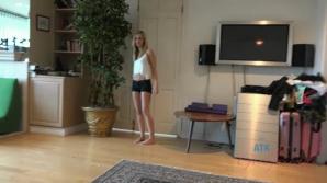 ATK You layered her feet with cum