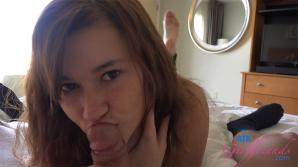 XXX The best part of the vacation was the cum blast to the face