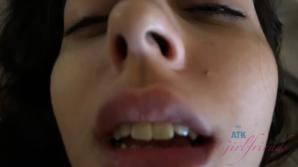You went all out on Audrey in Hawaii, and she lets you cum on her face
