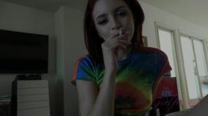 ATK Lola wants you in her ass, but watch her finger it first.