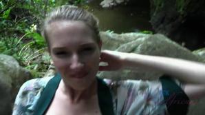 Ashley takes you in the forest and wants to fuck.