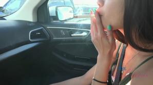 ATK You explore the island with Vina, and she squirts in the car.