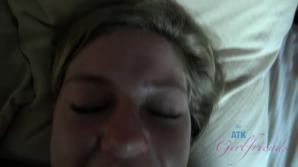 You wake Chloe and fuck her tight asshole.
