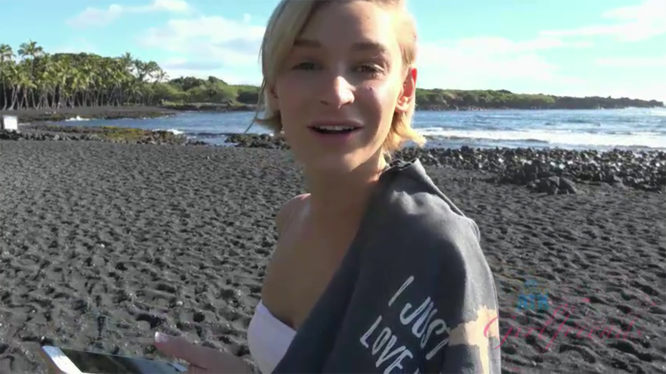 ATK Girlfriends - You hit the beach, the volcano, and make Emma cum in the car.