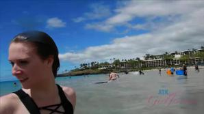 Ashley loves the snorkeling and you getting her off in the car. xxx video