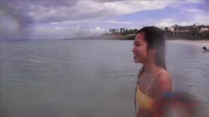 ATKporn You hit the beach with Vina and she sucks your cock in the car.