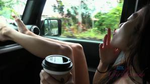 ATK You take Vina to the beach and make her squirt in the car.