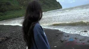 You hit the nude beach and a hidden blowjob with Mi Ha Doan xxx video