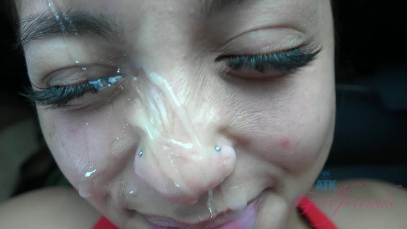 ATK Girlfriends - You cover Mi Ha's face in cum.