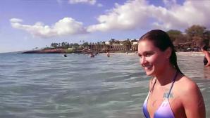 XXX You go to the beach with Zoe and have a great time.