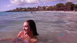 ATKporn You go to the beach with Zoe and have a great time.