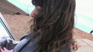 Vera has the best day swimming with turtles. xxx video