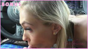XXX Sky rides you cock in the car!
