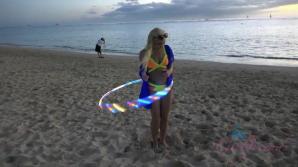 Today you play in the water and get hypnotized by Carmen's hip skills xxx video