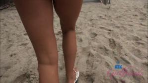 atkgirlfriends.com Ameena Green Malibu Pier Part 1